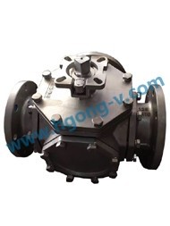 ANSI/API stainlesss steel industrial three way ball valve